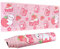 Logieut Kawaii Gaming Mouse Pad, Extended Large Cat Strawberry Milk, Pink, 31.5 X 11.8 Inch
