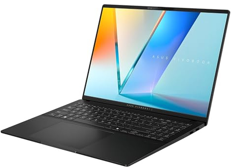 ASUS PC Portable 16'' OLED AMD Ryzen AI 7 350 32Go RAM 1To SSD Windows 11 Pro Clavier AZERTY Rétroéclairé Vivobook M5606K Aluminium Noir