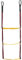 Cuerda para Barcos - Escalera Colgante Plegable para Barco Cuerda 3 escalones - embarque Cuerda portátil, baño para Barco, pontón, Kayak, lancha Odavom