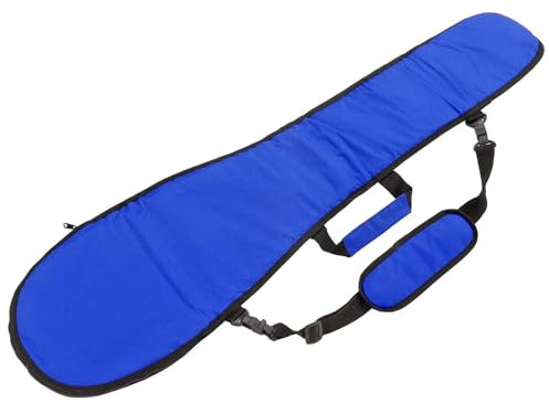 Agatige Paddle Carrying Bag, Canoe Kayak Split Paddle Carrying Bag Boat Paddle Storage Bag Holder Pouch Cover for Rowing Boating Storage Transport(Blue)