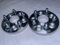 DZSJHGFDD Spurverbreiterungen 2 Stücke 20mm Rad Adapter Distanzstücke PCD 5x108 Zu 5x112 Hub Centric 63.4-66.6mm Radbolzen M12x1.5 Distanzscheiben