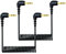 Lot de 2 câbles de microphone de 3,5 mm compatibles avec DJI Mic 2 et Rode Microphone Wireless Pro, câble de raccordement TRS double spiralé de 3,5 mm pour appareils photo