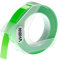 vhbw 1x 3D Prägeband-Schriftband-Kassette kompatibel mit Dymo Mini, Office-Mate II 154000 Etiketten-Drucker 3m x 9mm Weiß auf Neon-Grün