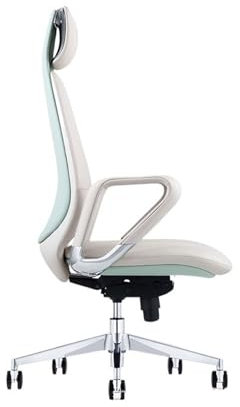 XXAD553TY Fauteuil de Bureau Chaise de Bureau de Luxe, Chaise d'ordinateur, Chaise d'étude à Domicile, Chaise de Bureau, Chaise pivotante Confortable Chaise Bureau(White)