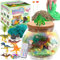 HappyGoLucky Dinosaure Jouet Garcon 3-12 Ans, Bricolage Veilleuse Enfant Dinosaure Cadeau Garcon 3-12 Ans Activites Manuelles pour Enfants Idée Anniversaire Cadeau Jeux Enfant 3-12 Ans