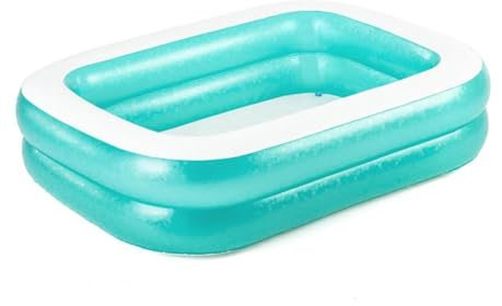 Pataugeoire Gonflable pour Les fêtes de Jardin Piscine intérieure Jouets Aquatiques Extérieur Piscine gonflable rectangulaire grande piscine familiale Baignoire Anti-Glissante Pliable Voyage