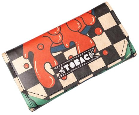 Tabaquera Tobac, 14x8 cm, Cierres Imantados, 10 Diseños Exclusivos (Drip)