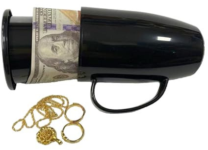 Generico Diversion Safe Flasche, wiederverwendbare Trinkflasche mit Geheimfach für sichere Reisen - Tragbarer Getränkebehälter mit Stauraum für Schmuck Wert Münzen Schlüssel