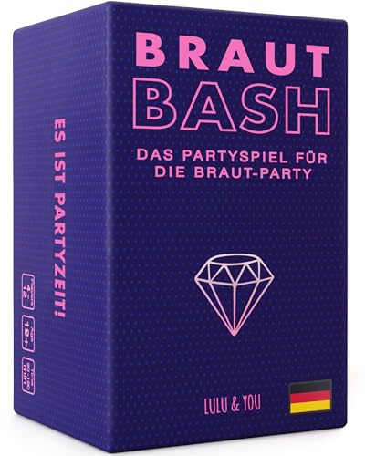 Lulu & You BASH JGA Spiele – Lustige Partyspiele für Erwachsene – Gesellschaftsspiele mit 200+ Karten – Perfekt für JGA Frauen, Poltern Frauen, Hausparty & Gesellschaftsabende