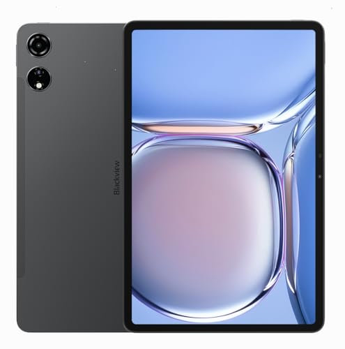 Blackview MEGA 3 AI Tablet, 12.1'' 2.5K FHD+ 90Hz Screen, 50MP+13MP AI Photo Editor, 3 AI Assistant, 7.4mm Ultra Thin, 36GB+256GB(2TB Extend), Dual SIM 4G LTE+WIFI, Android 15 AI Tablet, GPS Black