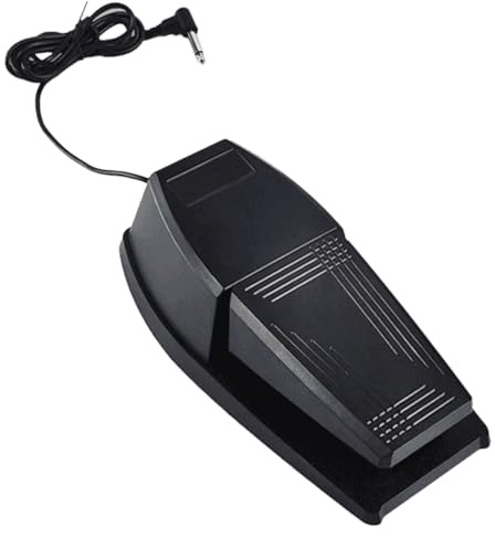 VICASKY Professionelles Sustain Fußpedal für E-pianos Rutschfestes Klavier Sustain Pedal mit Stabilem Stand Praktisches Digitalpiano Pedal für Keyboard Zubehör
