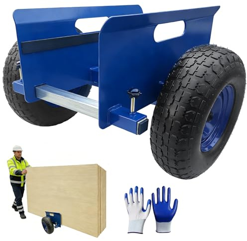 Plattrullare 500 kg lastkapacitet, plattvagn, klämvagn | Justerbar gips flytt, plattklämma för marmor, träplattor, dörrar, fönster, rullvagnar, transporthjälp
