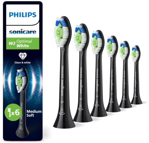Testine per spazzolino Philips Sonicare HX6066/88 Optimal White Standard - Confezione da 6