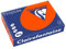 Clairefontaine 1873C - Ries Druckerpapier / Kopierpapier Trophee, intensive Farben, DIN A4, 80g, 500 Blatt, Ziegelrot, 1 Ries