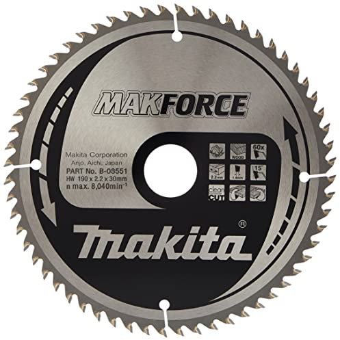 Makita B-32390 MAKFORCE TCT Saw Blade 190x15.88x40T