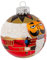 Kurt Adler Nussknacker-Christbaumkugel aus Glas, 80 mm