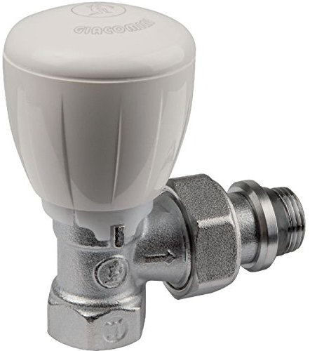 Giacomini - Grifería gas de radiador - Válvula escuadra R421TG 3/8 - : R421X132