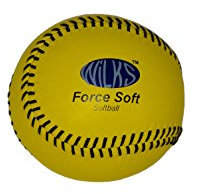 Wilks Kid's Force üben Softball, Leder, 11,5 cm, Gelb