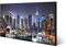 banjado Magnettafel schwarz 78 x 37cm / Magnetwand Metall/Magnetpinnwand als Memoboard/Pinnwand Magnettafel Küche, Büro, Kinderzimmer inkl. 4 Magnete & Montageset - Motiv New York