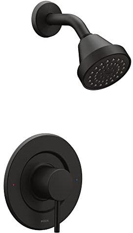Moen T2192EPBL Ausrichten Posi-Temp Druckausgleich, Eco-Performance Dusch-Verkleidungsset, Ventil erforderlich, Matte Black