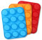 Cozihom Silicone Muffin Pan, Cupcake Pan, 12 Cups,Food Grade Egg Muffin Baking Silicone Moulds, Non-Stick & BPA Free, 3 Pcs