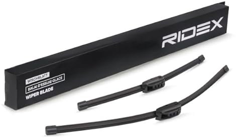 RIDEX Escobilla Limpiaparabrisas Juego de 2 Escobillas con spoiler Delante | Tipo de escobilla: Sin marco | Longitud 1: 600mm | Longitud 2: 450mm 298W0044