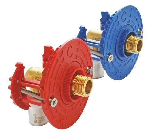 SOMATHERM FOR YOU - 303520502 - Montaggio valvola sistema di sottobacino/Sink per Ø16 tubo multistrato - Kit completo con raccordi a pressare - M12 / 17