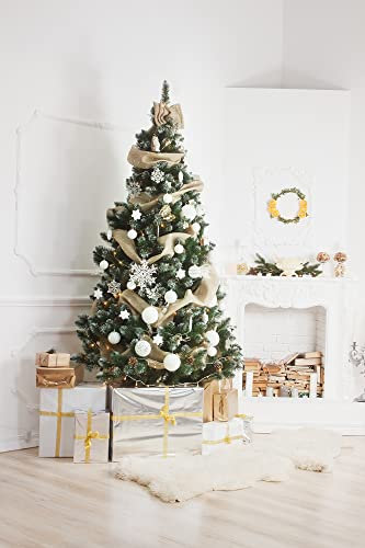 Dmora Albero di Natale 210 cm Edimburgo, Pino Artificiale, Albero Effetto Reale, Alberello Natalizio Extra folto, 94x94 h210 cm, Verde