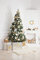 Dmora Albero di Natale 210 cm Edimburgo, Pino Artificiale, Albero Effetto Reale, Alberello Natalizio Extra folto, 94x94 h210 cm, Verde
