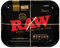 RAW 18753 Medium Black Metal Rolling Tray-27,5 x 34,0 cm, Aluminium