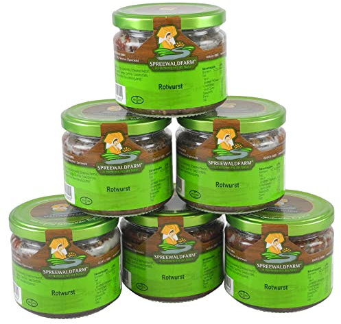 Original Spreewälder Rotwurst 6er Pack (6 Gläser à 250 g)