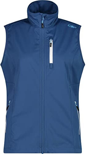 CMP Damen Light Softshell Weste, Dusty Blue, XXL