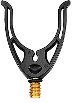 4 Stück Rutenauflage Angelrutenauflage Rod Pods Karpfenangeln Hinternauflagen Rutenauflagen für Angelhülsen Gewinde M3/8(U-Form)