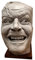 CaCaCook Serre-Livres, Sculpture de The Shining Bookend - Library Here?s Johnny Sculpture, Résine, Ornement Serre-Livres de Bureau (Blanc)