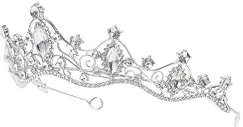 WOONEKY Strass Stirnband Für Braut Hochzeit Kopfschmuck Tiara Haarschmuck Mit Eleganter Verabeitung Für Partys Und Shows