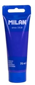 MILAN® Tube 75 ml peinture acrylique bleu outremer