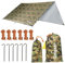 Unigear Tarp Rain Fly Regenschutzplane, Zelttuch, wasserdicht, Wanderschuppen, faltbar, leicht, wasserdicht, für Camping und Schutz gegen Regen, Schnee und Sonne