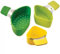 CHUNZHILAI 3 Stück/Set Dreifach-Trennnest, antihaftbeschichtet, Eier-Dampfgarer, Kochsiebe, Silikon-Topf-Trennwand, Dampfkorb, Kochsieb, Küchenhelfer