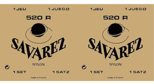 Savarez 520R Saitensatz für klassische Gitarre (Packung mit 2)