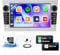 OiLiehu 2+64G Android 13 Autoradio 2 Din für Opel Astra Corsa Zafira Antara Wireless CarPlay Android Auto 7 '' Autoradio mit Bildschirm Navi WiFi Bluetooth Mirro Link GPS FM RDS EQ SWC+Rückfahrkamera