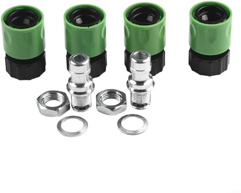 Kit de lavage de pont de tondeuse à gazon, adaptateur de lavage de pont de débroussailleuse, kits de fixation à connexion rapide pour tondeuse à gazon autoportée, débroussailleuse, tuyau d'arrosage de