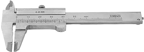 Calibro a Corsoio in Acciaio Inossidabile, Calibro Metrico e Imperiale Piccolo e Versatile Ad Alta Precisione 0-50 Mm con Custodia per Gioielli
