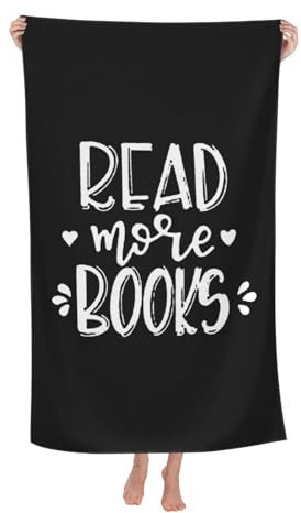 Fitnesshandtuch Weitere Bücher Lesen Strandtuch Ultraleicht Badehandtuch Tragbar Campinghandtuch 80X130Cm Für Picknick, Yoga, Reisen