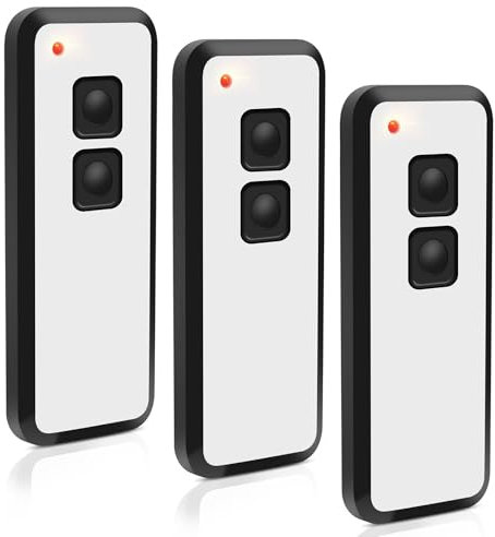 Novoferm Lot de 3 émetteurs portatifs 433,92 MHz pour porte de garage Novotron 522, 524, 502 MAX43-2, 512 Mix 43-2, 2 canaux