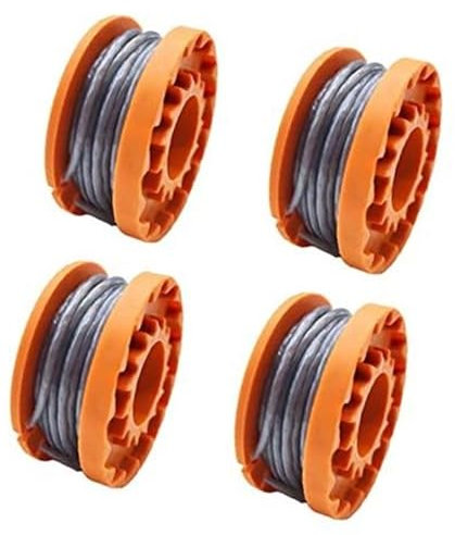 Vuzmode Bobine de Fil for Coupe-Bordures Mac Allister MGTP18Li, Bobine de 1,65 mm à Alimentation Automatique, bobines de Rechange for Coupe-Bordures Weed Eater (8) Bobine de Coupe-Herbe(Black 4)