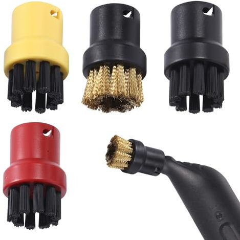 4 Pcs Steam Cleaner Nozzle Bristle for Karcher Steam Cleaner Accessories Compatible with Karcher Steam Cleaner SC1 SC2 SC3 SC4 SC5 SC7 CTK10 Series