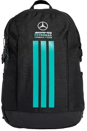 adidas Unisex MERCEDES - AMG PETRONAS FORMULA 1 DNA 3 STRIPES BACKPACK One size