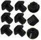 GALPADA 16pcs Replaceable Rubber Feet for Gas Stove Grate Durable Non Slip Support Pads for High Temperature Cooking Easy Installation for Grate Stability and Cookware Support