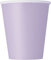 Unique Party- Party Paper Cups Set di 14 Bicchieri di Carta, Lavanda, 266 ml, 31416