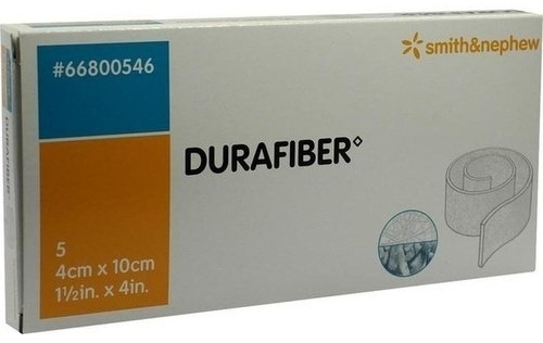 Durafiber Standard Gel-Faserverband, 10 x 4 cm